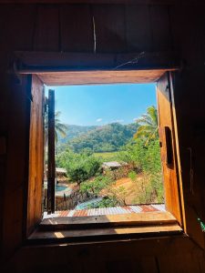 Our wonderful view over Maroamboka and nature.