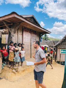 On the marketday in Sandrohy, I shared the Gospel loudly. Many wanted to have the story set as well.
