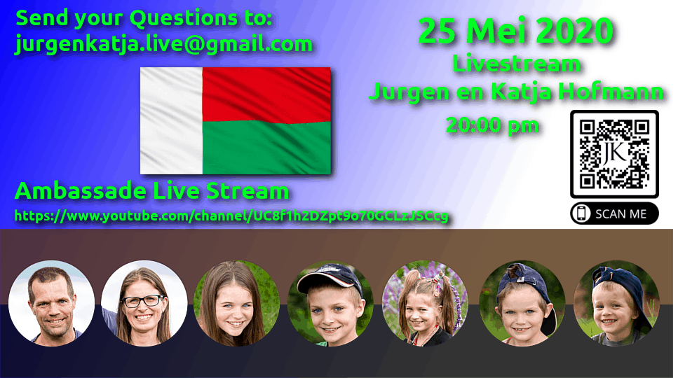 Live-Stream 25 mei 2020 met Jurgen & Katja