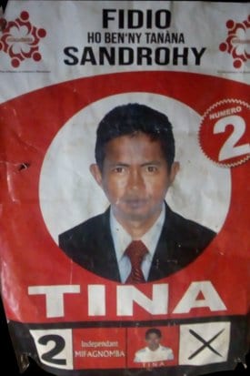 Campagne flyer van Tina